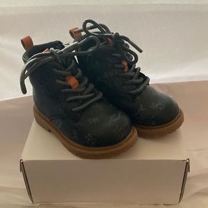 Carter's Unisex-Child Acosta Fashion Boot Navy dinosaurs